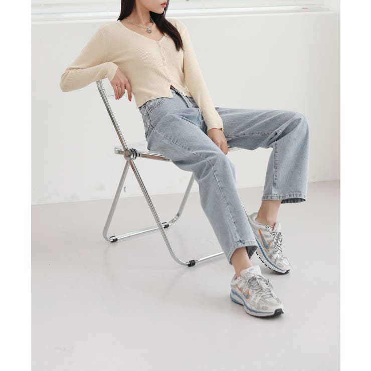 ベーシック リブ ダブル ボタンカーディガン | by muni:r | 詳細画像19 