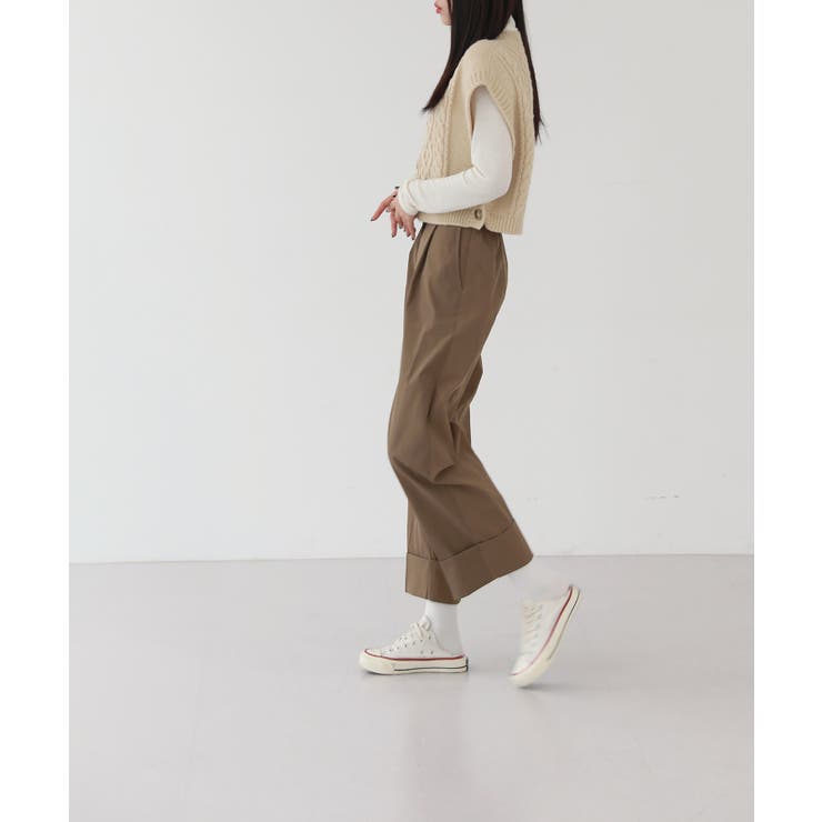 オーバーフィット ニット ボタン ベスト | by muni:r | 詳細画像15 