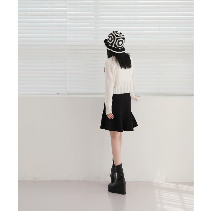 フラワー パターン ラブリー ニット | by muni:r | 詳細画像4 