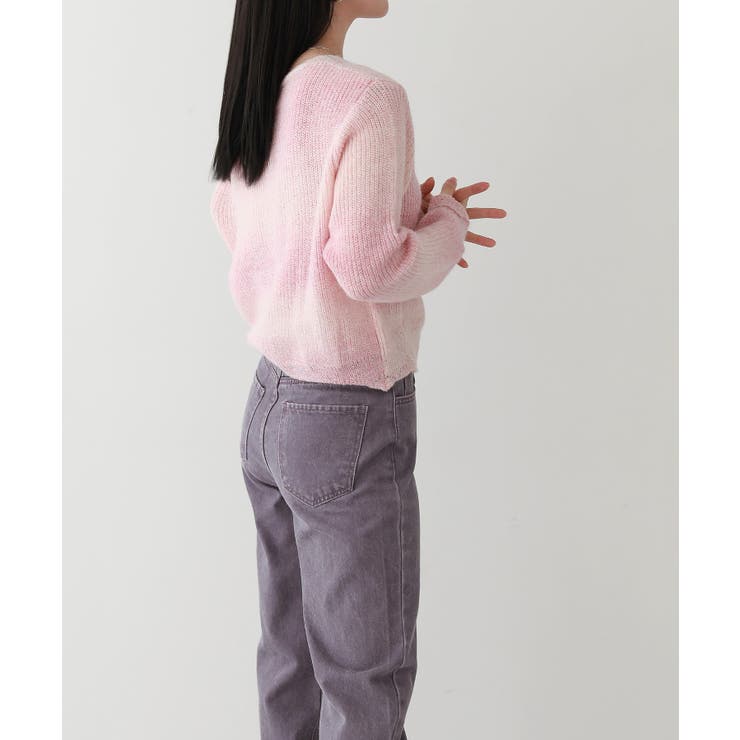 グラデーション 捺染 カーディガン ノースリーブSET | by muni:r | 詳細画像15 