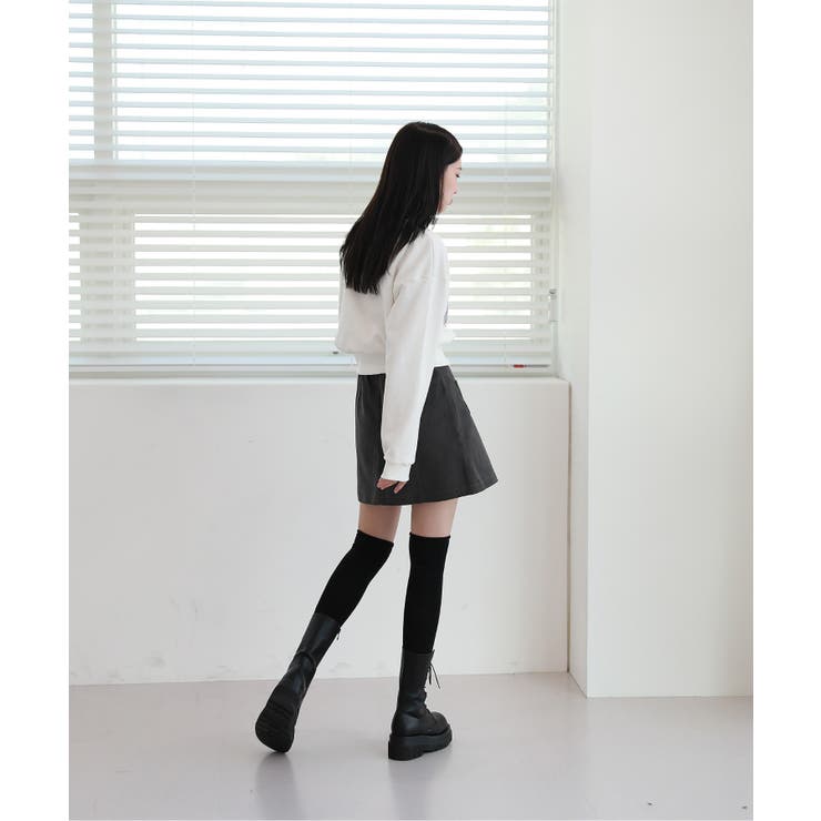 かわいい 猫 プリント スウェットTシャツ | by muni:r | 詳細画像5 