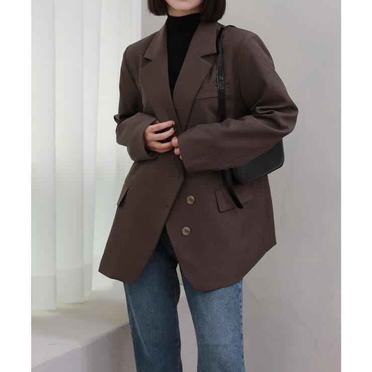 ボーイフィットオーバーフィット スリーボタンジャケット | by muni:r | 詳細画像12 