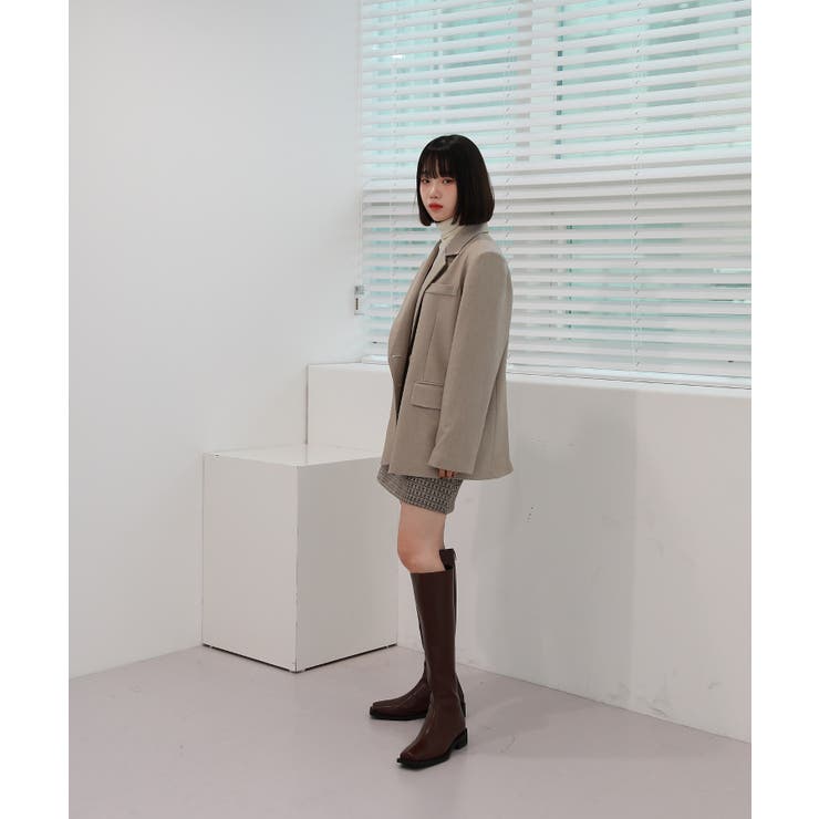 ボーイフィットオーバーフィット スリーボタンジャケット | by muni:r | 詳細画像28 