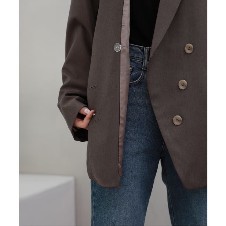 ボーイフィットオーバーフィット スリーボタンジャケット | by muni:r | 詳細画像29 