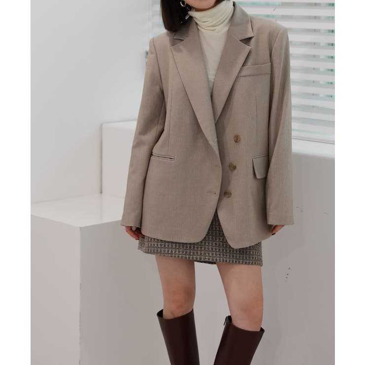 ボーイフィットオーバーフィット スリーボタンジャケット | by muni:r | 詳細画像30 