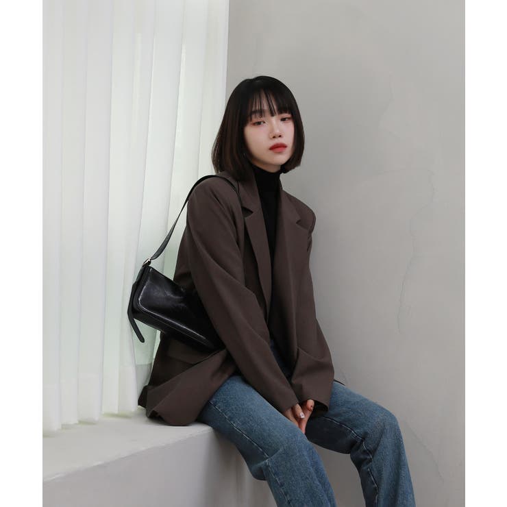 ボーイフィットオーバーフィット スリーボタンジャケット | by muni:r | 詳細画像9 