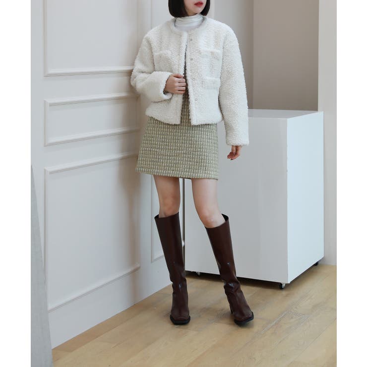 フェミニン チェック ミニスカート | by muni:r | 詳細画像11 