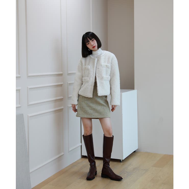 フェミニン チェック ミニスカート | by muni:r | 詳細画像13 