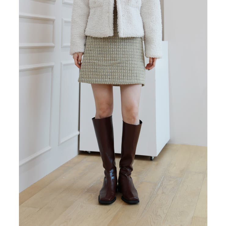 フェミニン チェック ミニスカート | by muni:r | 詳細画像7 