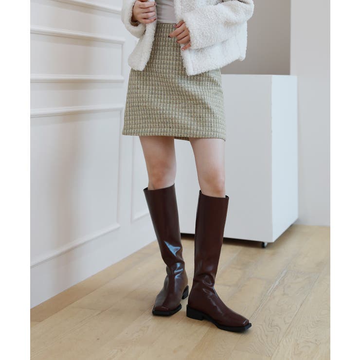 フェミニン チェック ミニスカート | by muni:r | 詳細画像9 