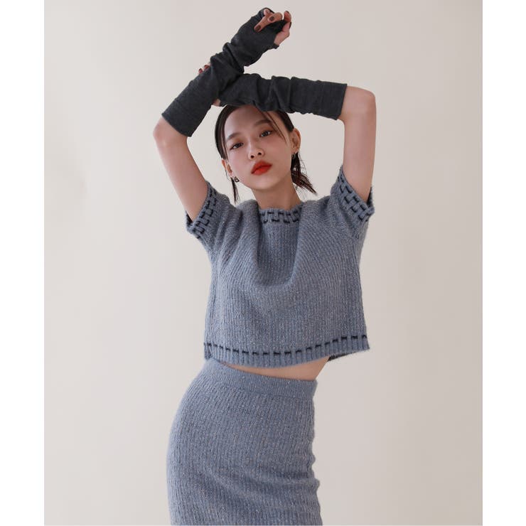 シャーリングレイヤードアームウォーマー | by muni:r | 詳細画像2 