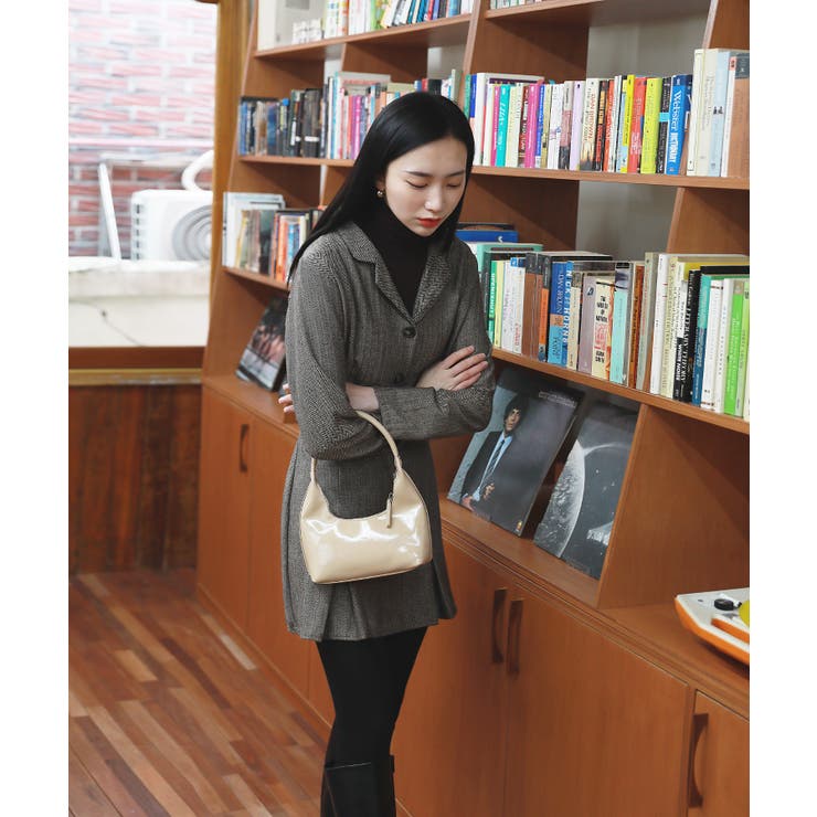 スタイリッシュなジャケットミニスカートセットアップ | by muni:r | 詳細画像10 