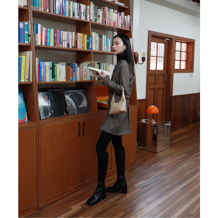 スタイリッシュなジャケットミニスカートセットアップ | by muni:r | 詳細画像14 