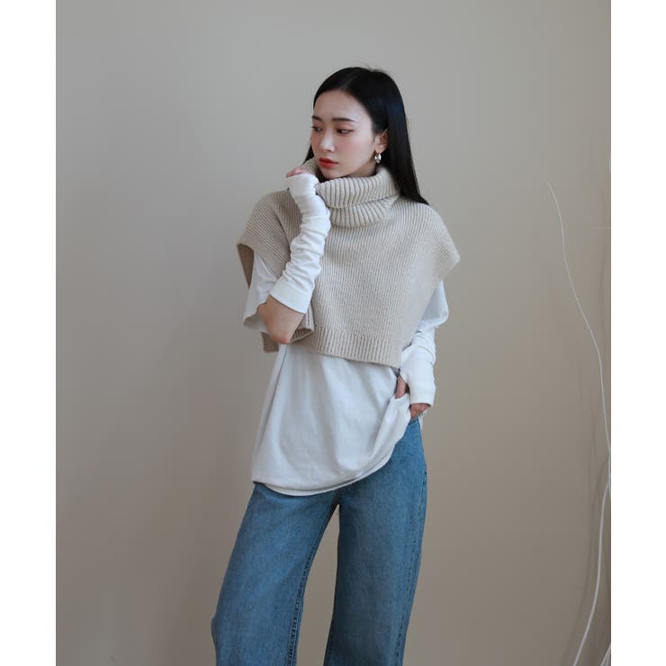 ショールニットネックウォーマー | by muni:r | 詳細画像19 