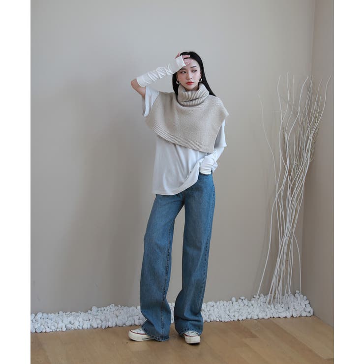 ショールニットネックウォーマー | by muni:r | 詳細画像21 