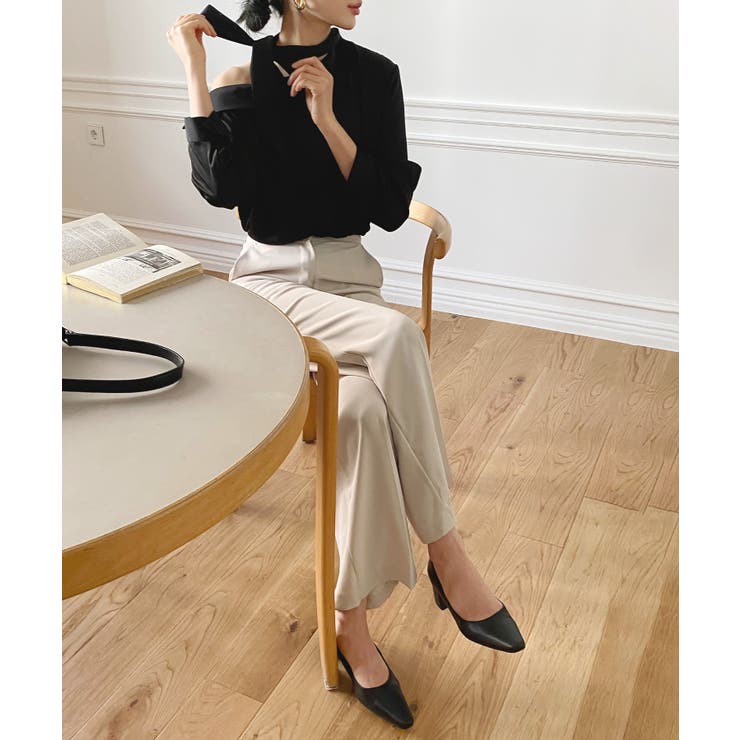 7COLORロングハイウエストスラックス | by muni:r | 詳細画像12 