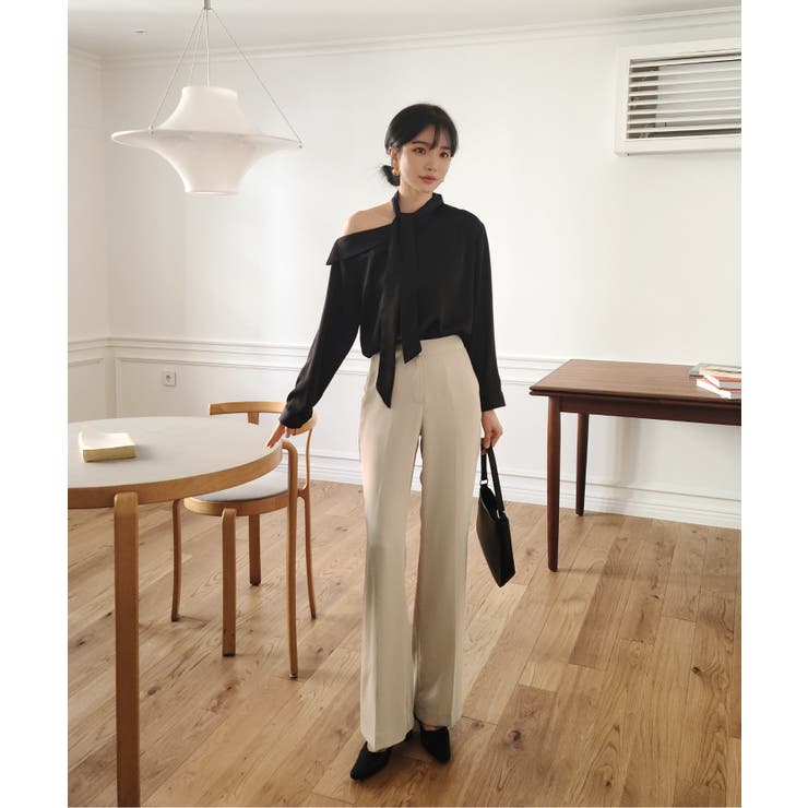 7COLORロングハイウエストスラックス | by muni:r | 詳細画像2 