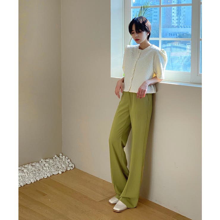 7COLORロングハイウエストスラックス | by muni:r | 詳細画像25 