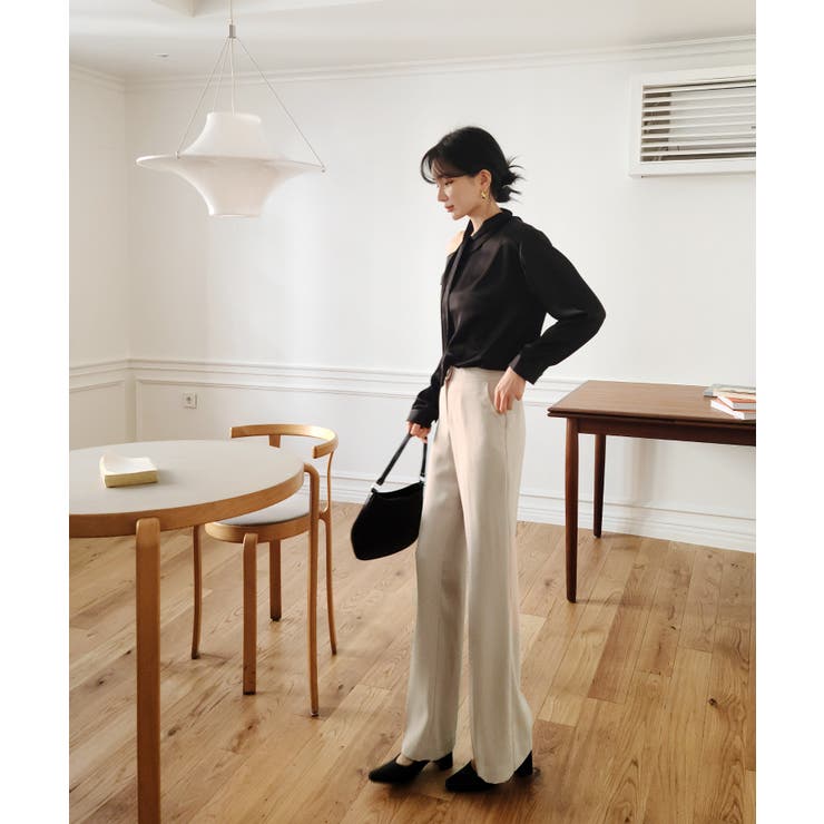 7COLORロングハイウエストスラックス | by muni:r | 詳細画像3 