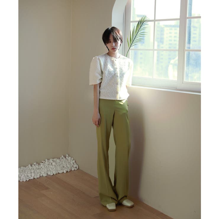 7COLORロングハイウエストスラックス | by muni:r | 詳細画像31 