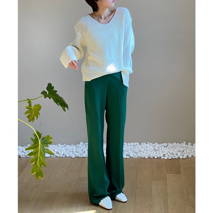 7COLORロングハイウエストスラックス | by muni:r | 詳細画像35 