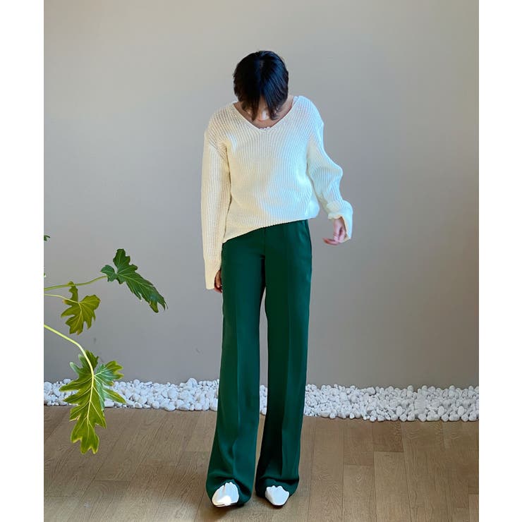 7COLORロングハイウエストスラックス | by muni:r | 詳細画像38 