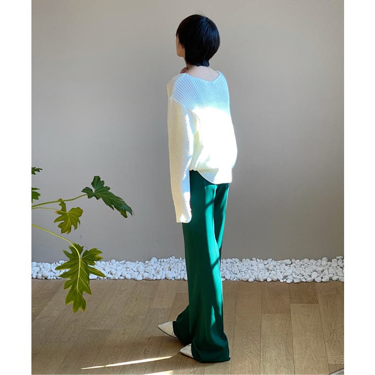 7COLORロングハイウエストスラックス | by muni:r | 詳細画像42 