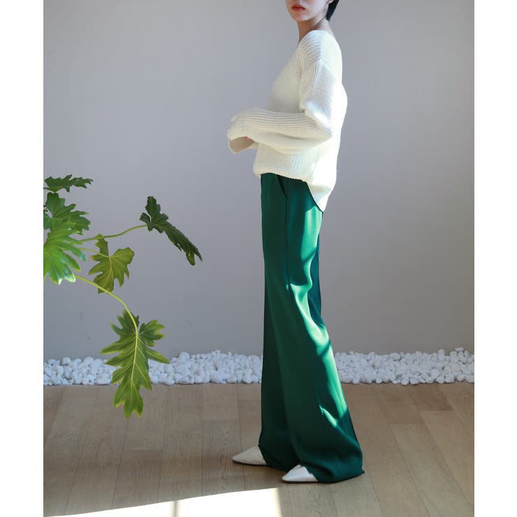 7COLORロングハイウエストスラックス | by muni:r | 詳細画像43 