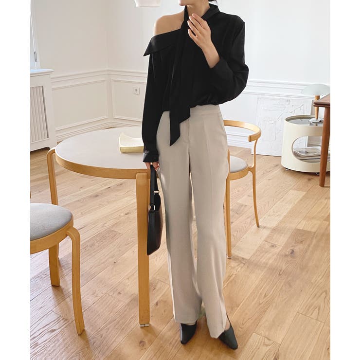 7COLORロングハイウエストスラックス | by muni:r | 詳細画像6 