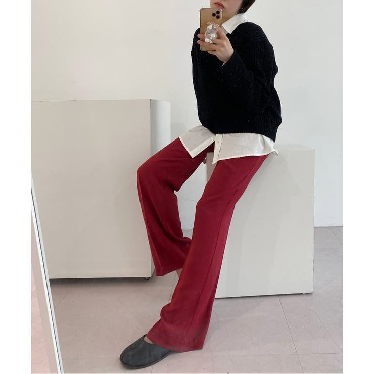 7COLORロングハイウエストスラックス | by muni:r | 詳細画像67 