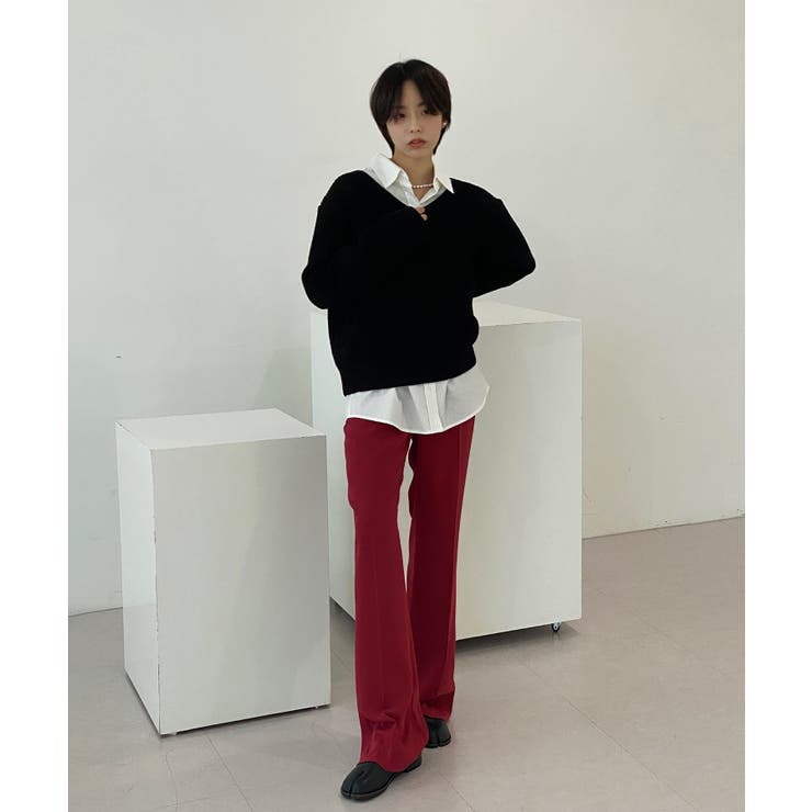 7COLORロングハイウエストスラックス | by muni:r | 詳細画像73 