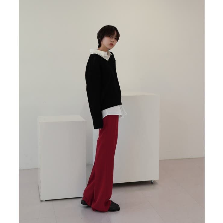 7COLORロングハイウエストスラックス | by muni:r | 詳細画像78 