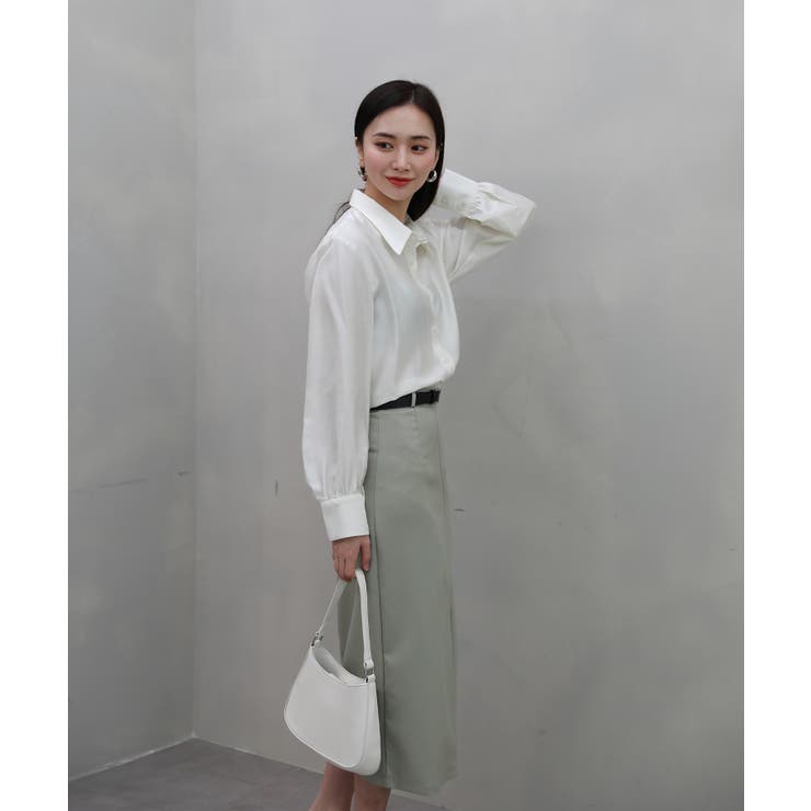 シルキーカラーシャツ | by muni:r | 詳細画像1 