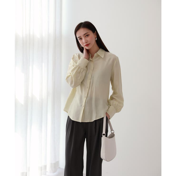 シルキーカラーシャツ | by muni:r | 詳細画像10 