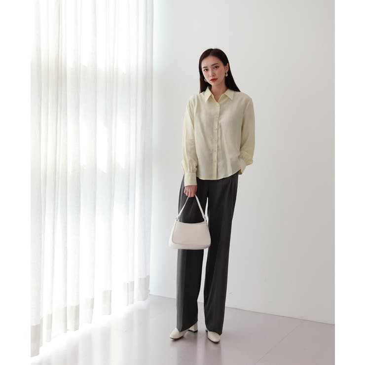 シルキーカラーシャツ | by muni:r | 詳細画像11 