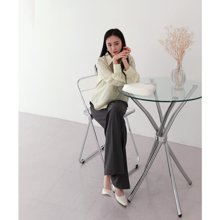 シルキーカラーシャツ | by muni:r | 詳細画像12 