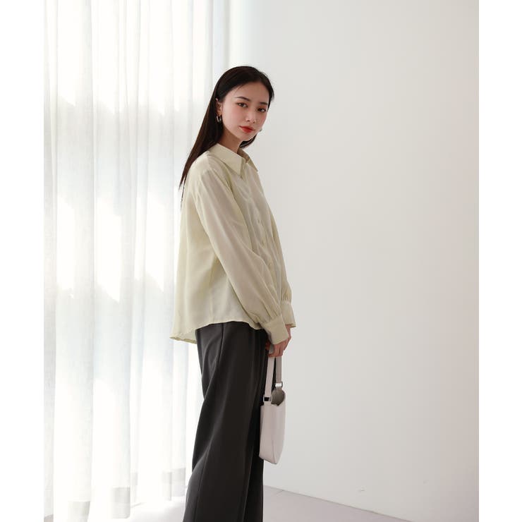 シルキーカラーシャツ | by muni:r | 詳細画像16 