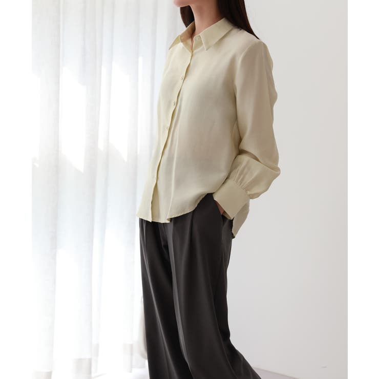 シルキーカラーシャツ | by muni:r | 詳細画像17 