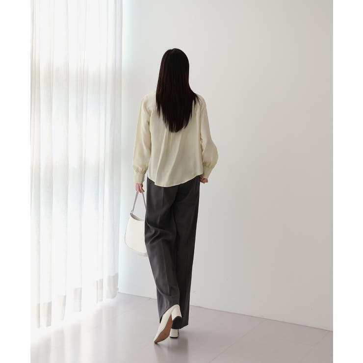 シルキーカラーシャツ | by muni:r | 詳細画像19 