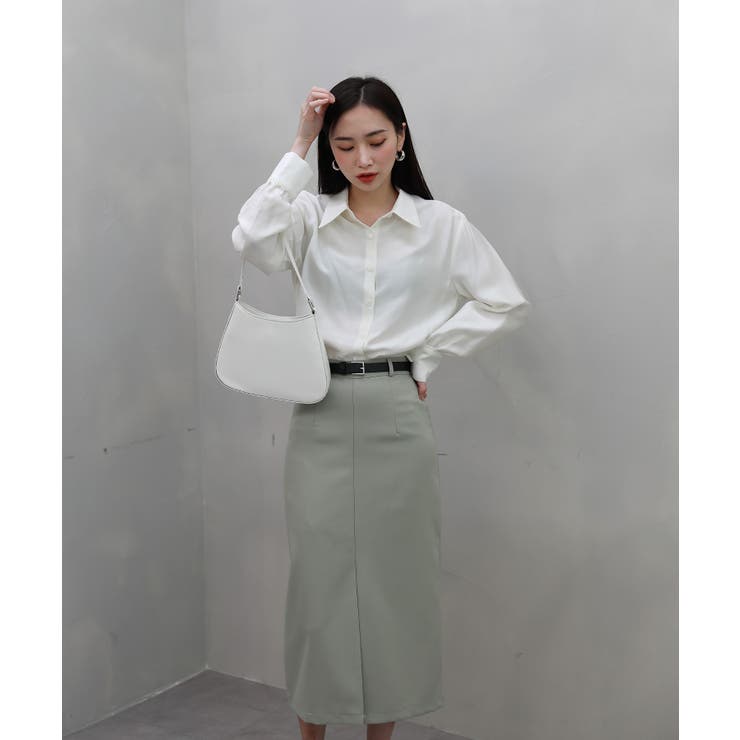 シルキーカラーシャツ | by muni:r | 詳細画像2 