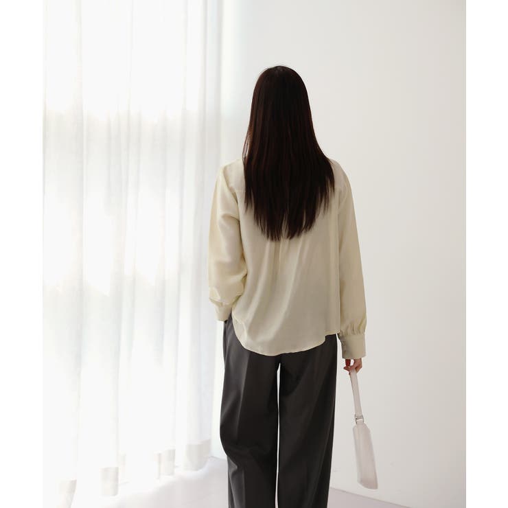 シルキーカラーシャツ | by muni:r | 詳細画像20 