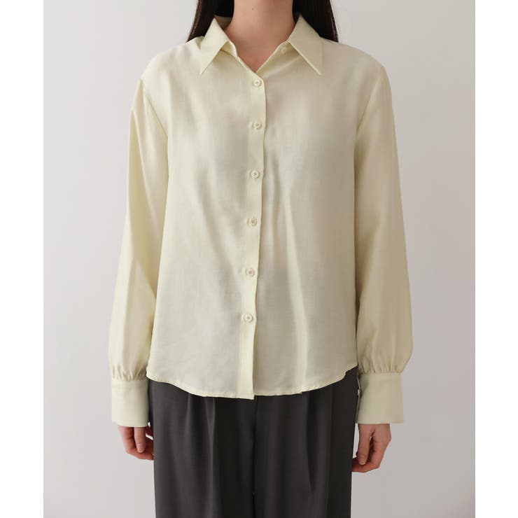 シルキーカラーシャツ | by muni:r | 詳細画像21 