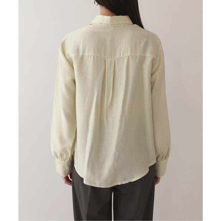 シルキーカラーシャツ | by muni:r | 詳細画像23 