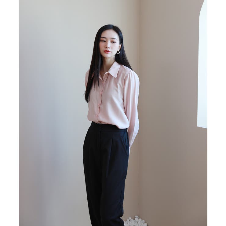 シルキーカラーシャツ | by muni:r | 詳細画像28 