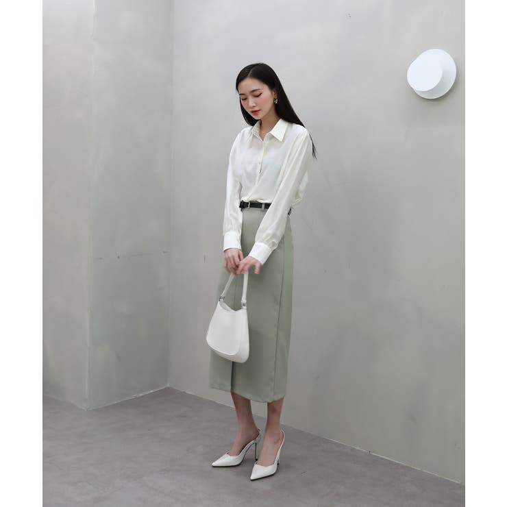 シルキーカラーシャツ | by muni:r | 詳細画像3 