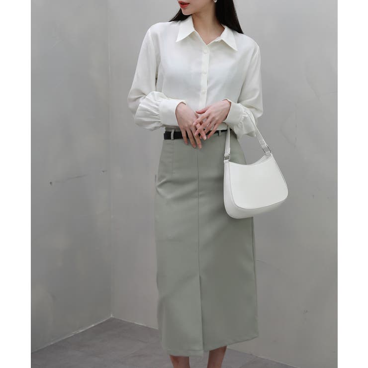 シルキーカラーシャツ | by muni:r | 詳細画像5 