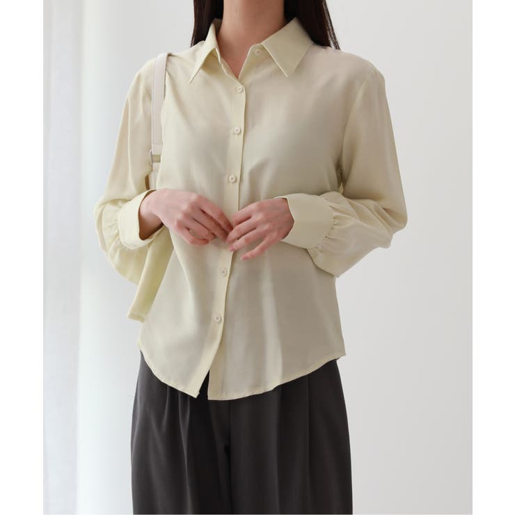 シルキーカラーシャツ | by muni:r | 詳細画像9 