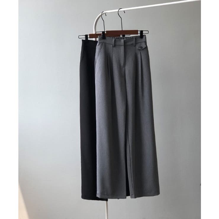 ピンタックポケットポイントワイドスラックス | by muni:r | 詳細画像12 