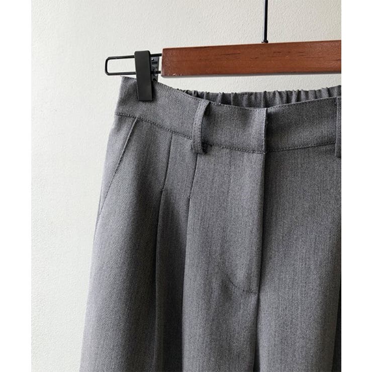 ピンタックポケットポイントワイドスラックス | by muni:r | 詳細画像8 