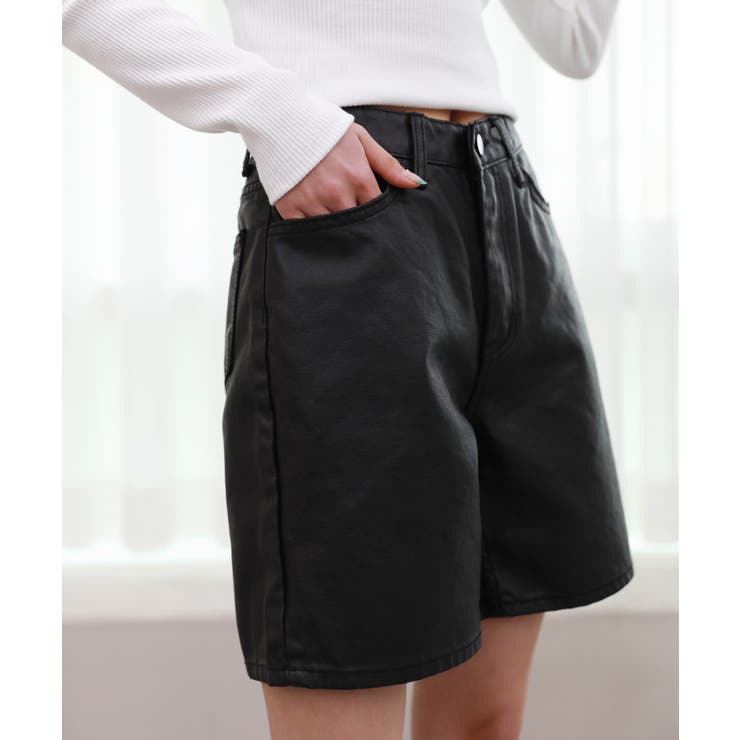 ベルトSETピンタックハーフパンツ | by muni:r | 詳細画像17 